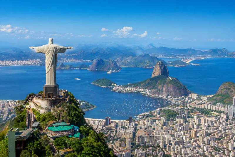 Vista do Rio de Janeiro como contexto empresarial do Brasil